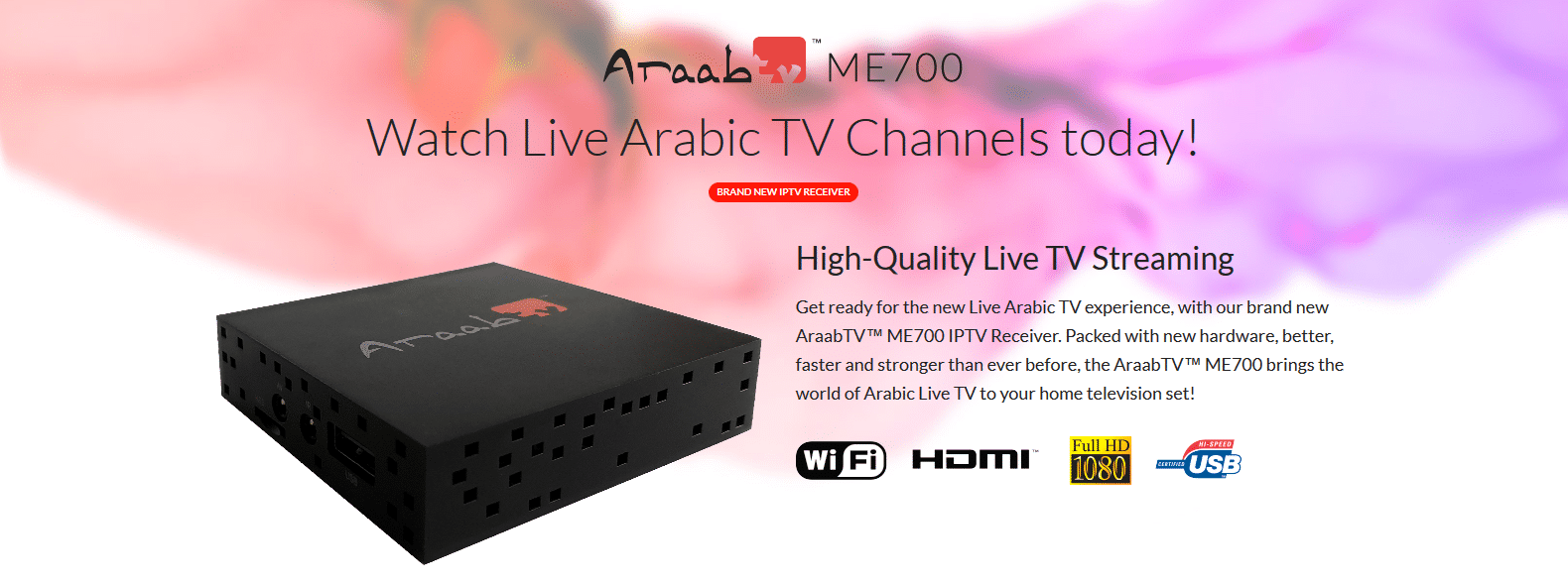 AraabTV ME700 ARABIC IPTV Receiver