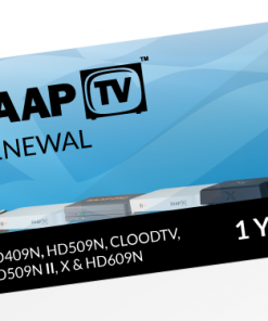 ZAAPTV 1 Year Renewal Card / PIN