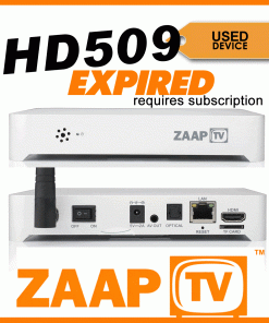 GlobeTV.com.au - ZAAPTV HD509 used - Expired Device No Subscription