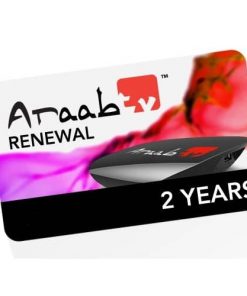 ARAABTV 2 Year Renewal Card / PIN
