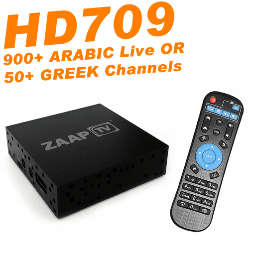ZAAPTV HD709 - New 2018 Model